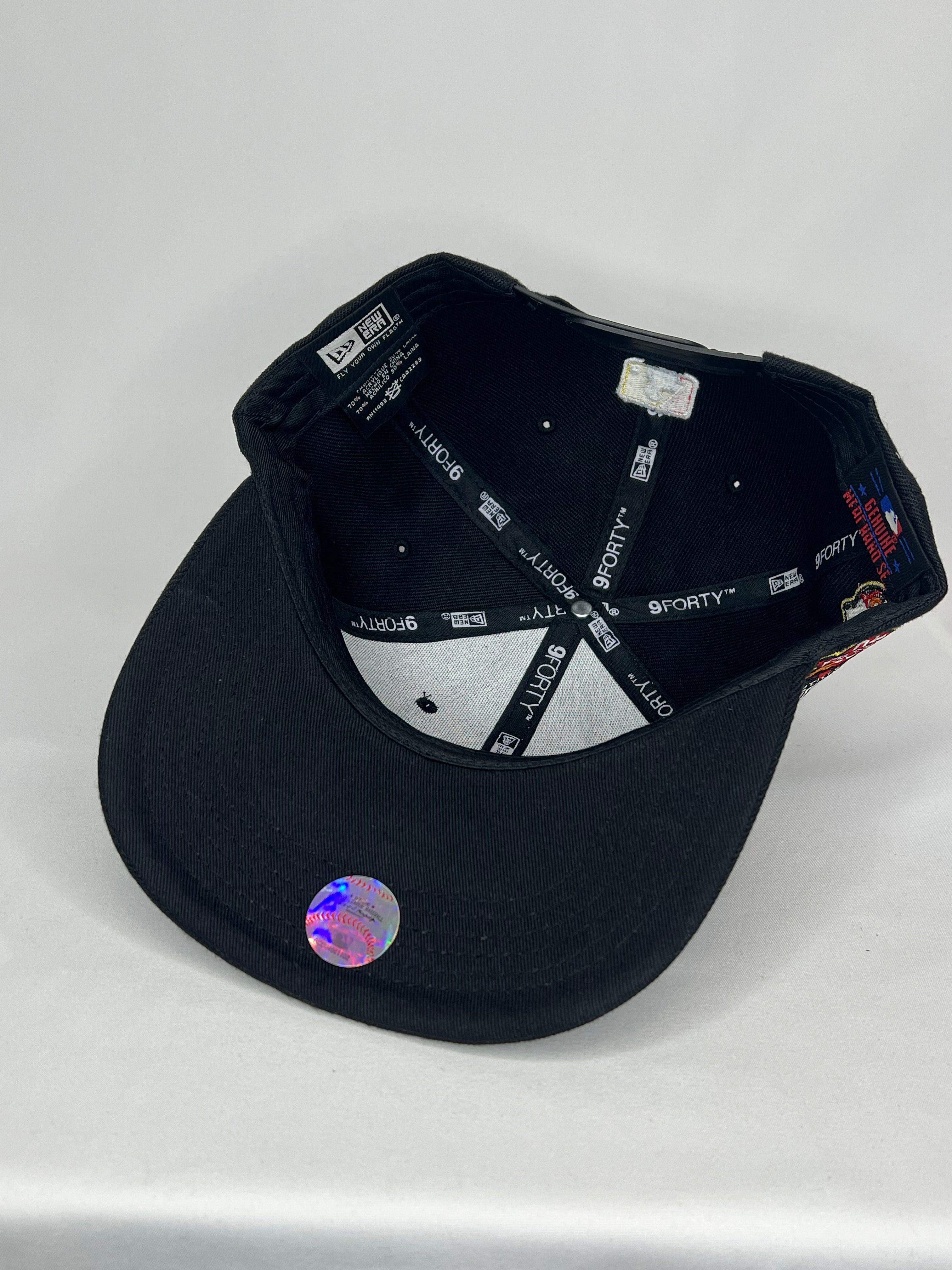Los Angeles Dodgers MLB New Era 9Forty A-Frame Snapback 40 Year Stadium Patch Flame Edition