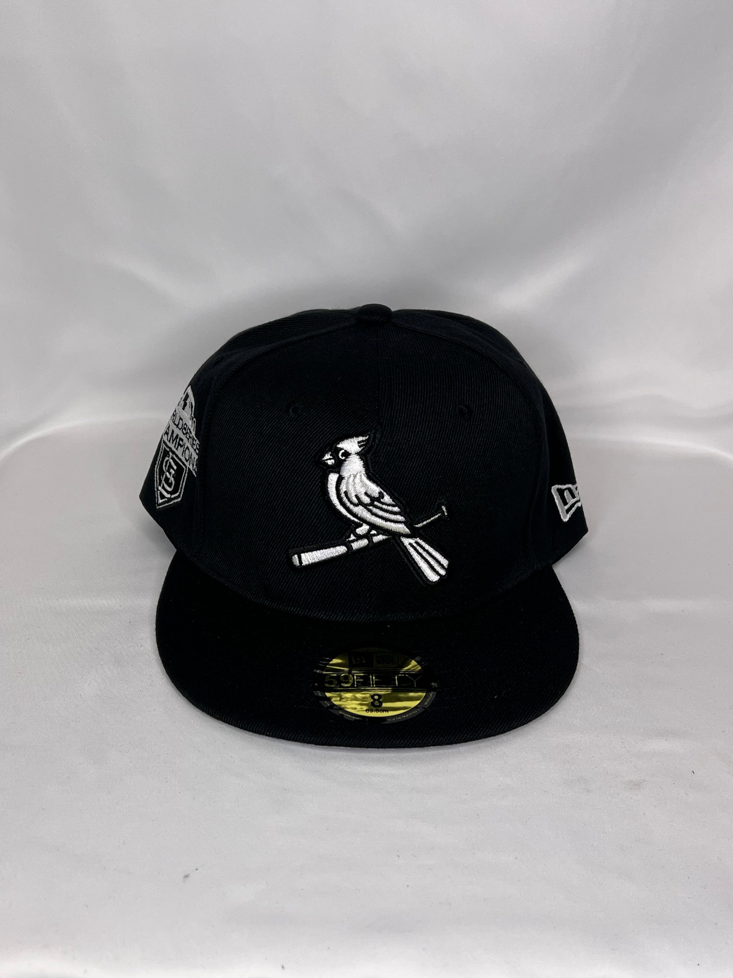 St. Louis Cardinals MLB New Era 59FIFTY Fitted Hat 2011 World Series Champions Patch