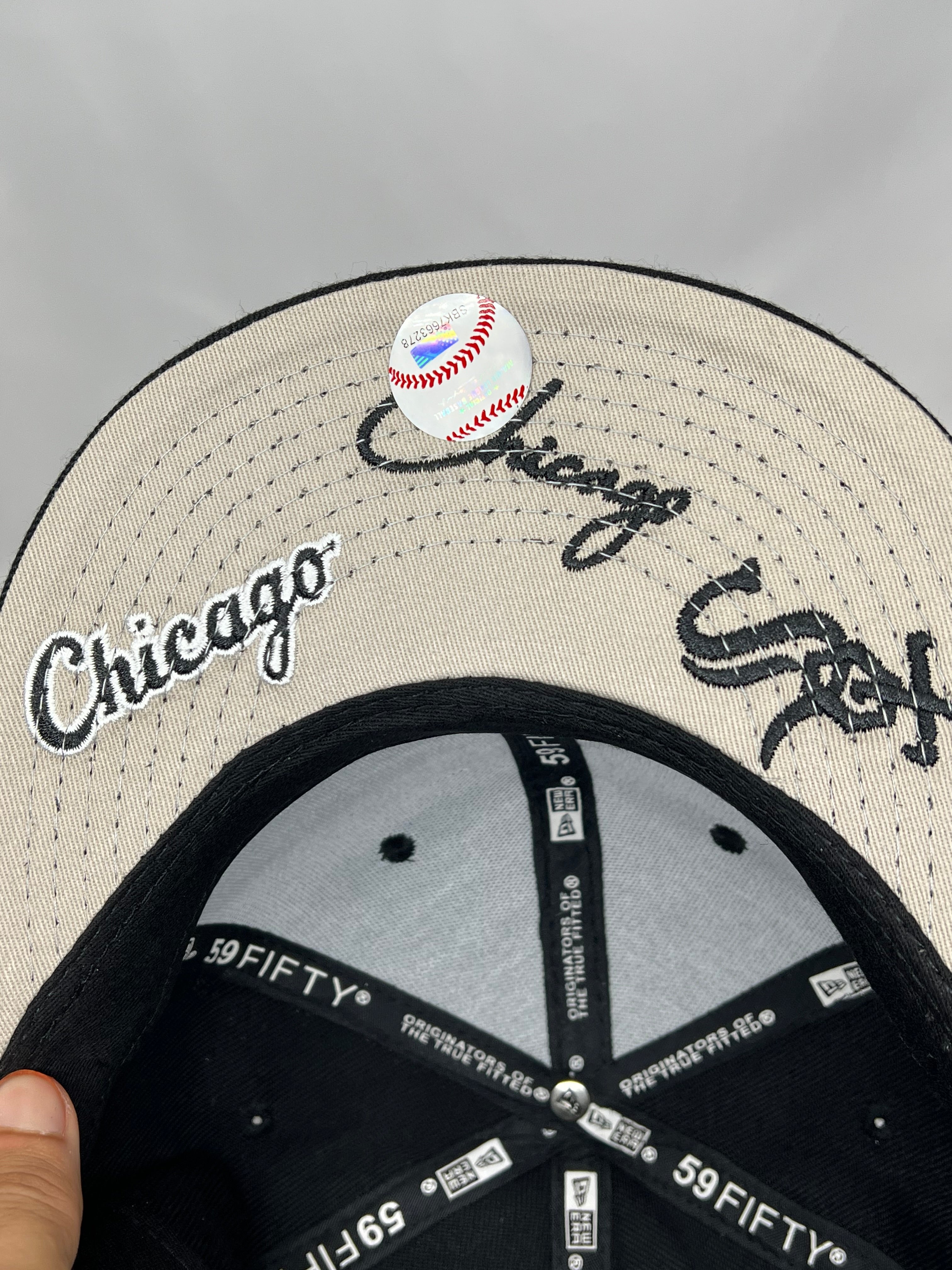 Chicago White Sox MLB New Era 59FIFTY Fitted Hat Multiple Patches