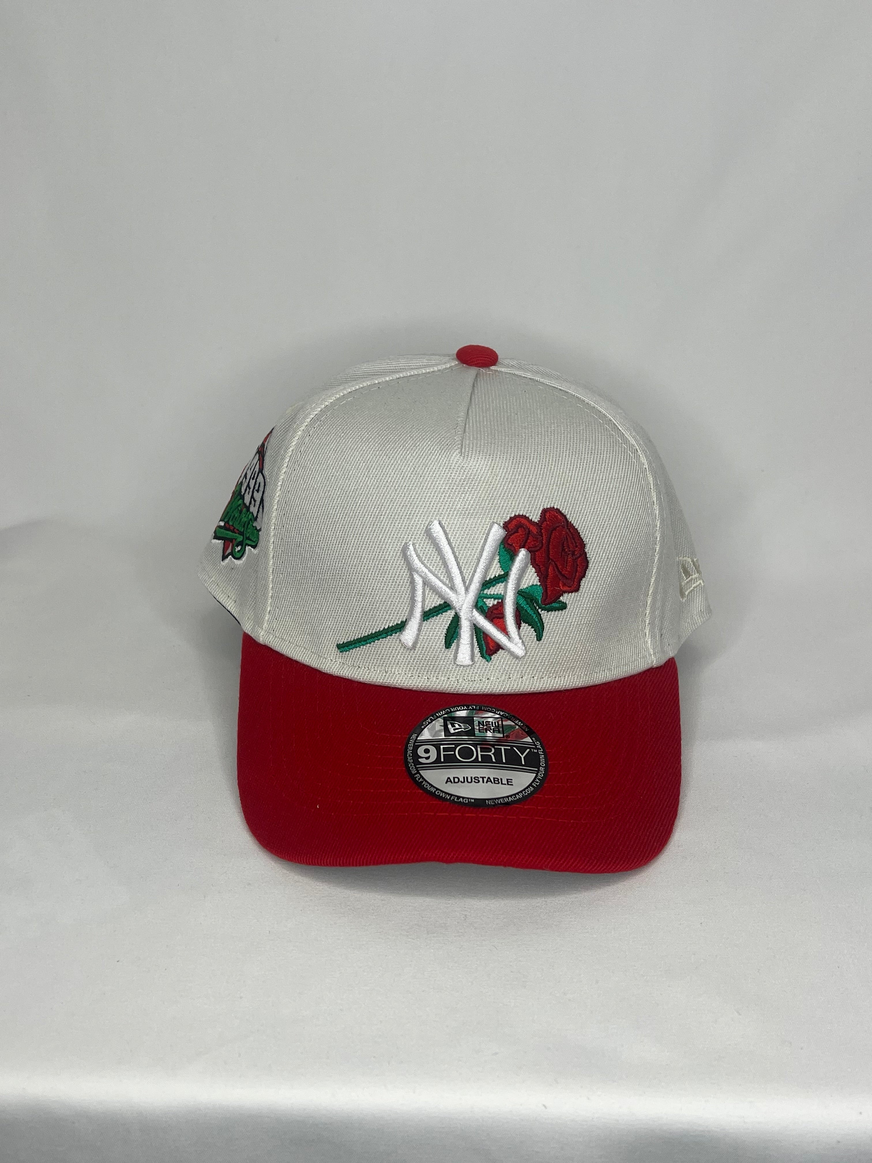 New York Yankees MLB New Era 9Forty A-Frame Snapback 1999 World Series Patch Rose Edition