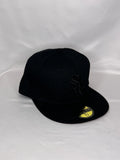 Chicago White Sox MLB New Era 59FIFTY Fitted Cap All Black Logo