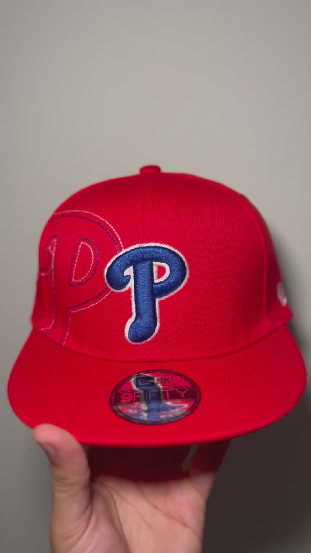 New Era Exclusive 9Fifty Snapback | Red Philadelphia Phillies Edition