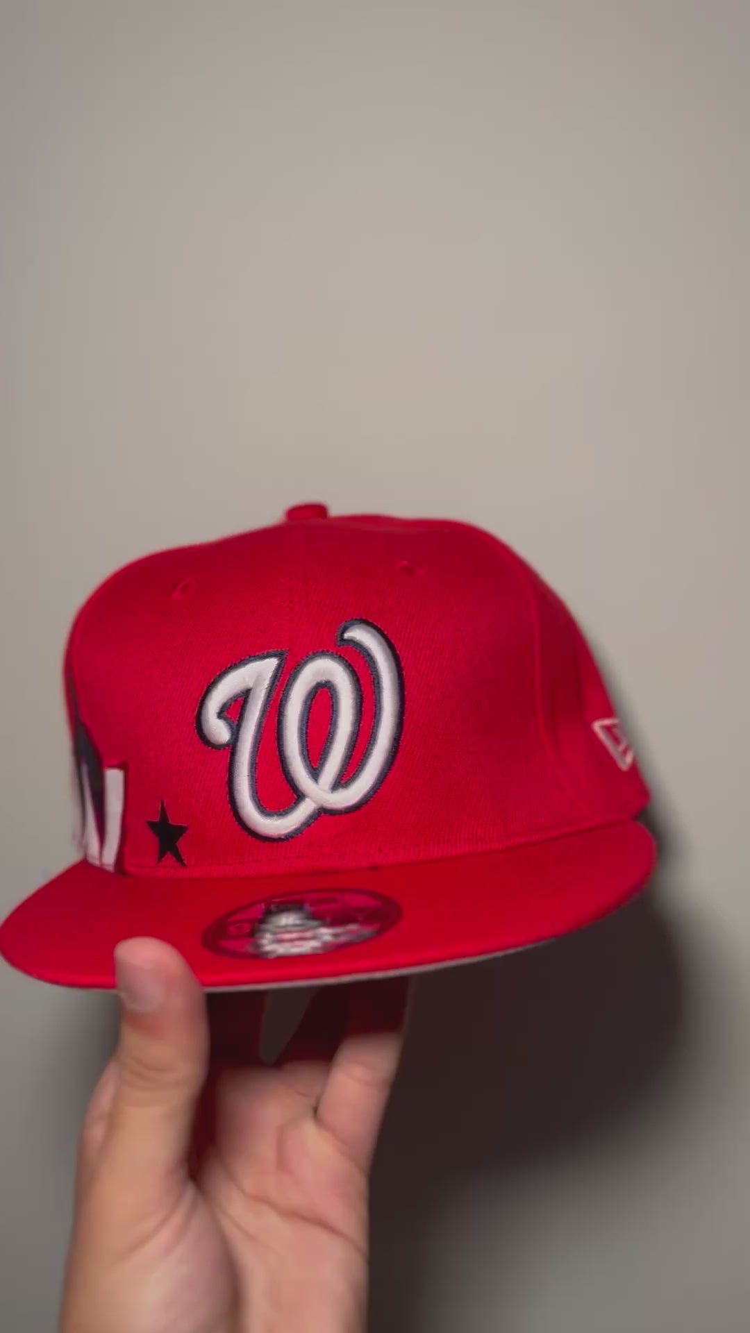 New Era Exclusive 9Fifty Snapback | Red Washington Nationals Edition